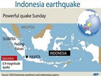 Khu vực tây Sumatra, Indonesia phải hứng chịu động đất ngày 16/8.